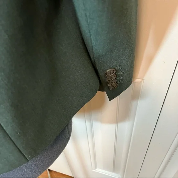 Ann Taylor Dark Green Pantsuit Size 8 - Picture 7 of 12